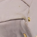 Miu Miu Hand Bag Leather Pink Gold Auth 204447-16