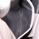 Miu Miu Hand Bag Leather Pink Gold Auth 204447-26