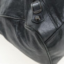 BALENCIAGA Classic City Hand Bag Leather 2way Black 235216 Auth 204449A-16