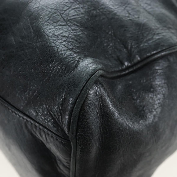 BALENCIAGA Classic City Hand Bag Leather 2way Black 235216 Auth 204449A