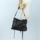 BALENCIAGA Classic City Hand Bag Leather 2way Black 235216 Auth 204449A-27