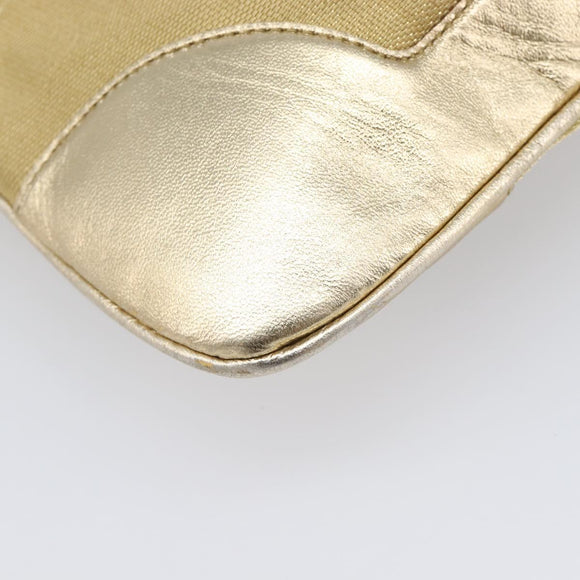 GUCCI Bamboo Kandinsky Shoulder Bag Canvas Gold 001 4060 Auth 204453A