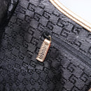 GUCCI Bamboo Kandinsky Shoulder Bag Canvas Gold 001 4060 Auth 204453A-19