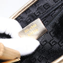 GUCCI Bamboo Kandinsky Shoulder Bag Canvas Gold 001 4060 Auth 204453A-21