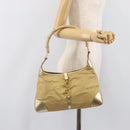 GUCCI Bamboo Kandinsky Shoulder Bag Canvas Gold 001 4060 Auth 204453A-22