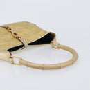 GUCCI Bamboo Kandinsky Shoulder Bag Canvas Gold 001 4060 Auth 204453A-7