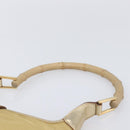 GUCCI Bamboo Kandinsky Shoulder Bag Canvas Gold 001 4060 Auth 204453A-8