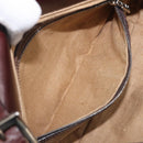 FENDI Mamma Baguette Shoulder Bag beads Pink Silver Auth 204490SM-28