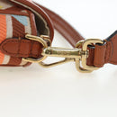 FENDI Zucca Canvas Mamma Baguette Shoulder Bag 2way Multicolor Gold Auth 204491V-16