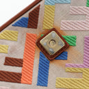 FENDI Zucca Canvas Mamma Baguette Shoulder Bag 2way Multicolor Gold Auth 204491V-26