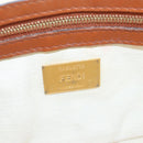 FENDI Zucca Canvas Mamma Baguette Shoulder Bag 2way Multicolor Gold Auth 204491V-27