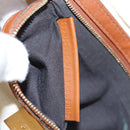 FENDI Zucca Canvas Mamma Baguette Shoulder Bag 2way Multicolor Gold Auth 204491V-12