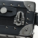 FENDI Zucca Canvas Hand Bag 2way Black Brown Auth 204492SAM-21