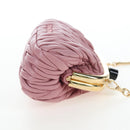 Miu Miu Matelasse Shoulder Bag Leather Pink Gold Auth 204496SAM-5