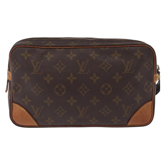 LOUIS VUITTON Monogram Marly Dragonne GM Clutch Bag M51825 LV Auth 204520