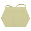 CELINE Star Ball Shoulder Bag Raffia Green Gold Auth 204523-2