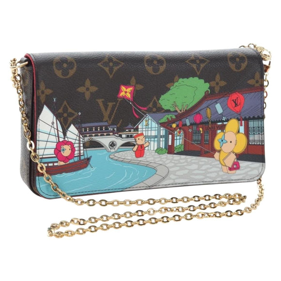 LOUIS VUITTON Monogram Vivienne Pochette Felice Shoulder Bag LV Auth 204525SAM