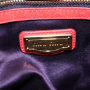 Miu Miu Hand Bag Vitter Lux 2way Red Gold Auth 204526V-21