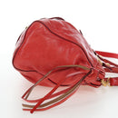 Miu Miu Hand Bag Vitter Lux 2way Red Gold Auth 204526V-4