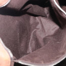 Miu Miu Archive Tote Bag Leather Beige Silver Auth 204528-23