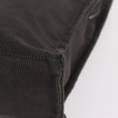 HERMES Her Line Tote MM Tote Bag Canvas Gray Silver Auth 204530-13