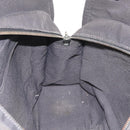HERMES Her Line Tote MM Tote Bag Canvas Gray Silver Auth 204530-17