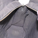 HERMES Her Line Tote MM Tote Bag Canvas Gray Silver Auth 204530-18