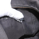 HERMES Her Line Tote MM Tote Bag Canvas Gray Silver Auth 204530-20