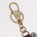 GUCCI Micro GG Supreme Yuko Higuchi Charm PVC Gray Gold Auth 204532M-5