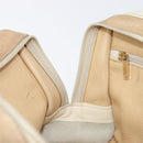 LOEWE Amazona 28 Hand Bag Suede Beige Gold Tone Auth 204571V-22