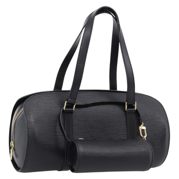 LOUIS VUITTON Epi Soufflot Hand Bag Black M52222 LV Auth 204574V