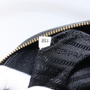 PRADA Hand Bag Leather 2way Black Gold Tone Auth 204580M-10