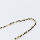 CHANEL Mini Matelasse 20 Chain Shoulder Bag Lamb Skin Black Gold CC Auth 204583V-9