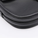 LOUIS VUITTON Epi Jeune Fille MM Shoulder Bag Black M52152 LV Auth 204584A-11