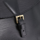 LOUIS VUITTON Epi Jeune Fille MM Shoulder Bag Black M52152 LV Auth 204584A-15