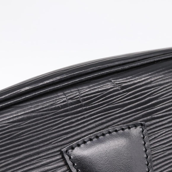 LOUIS VUITTON Epi Jeune Fille MM Shoulder Bag Black M52152 LV Auth 204584A