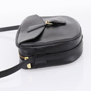LOUIS VUITTON Epi Jeune Fille MM Shoulder Bag Black M52152 LV Auth 204584A-4