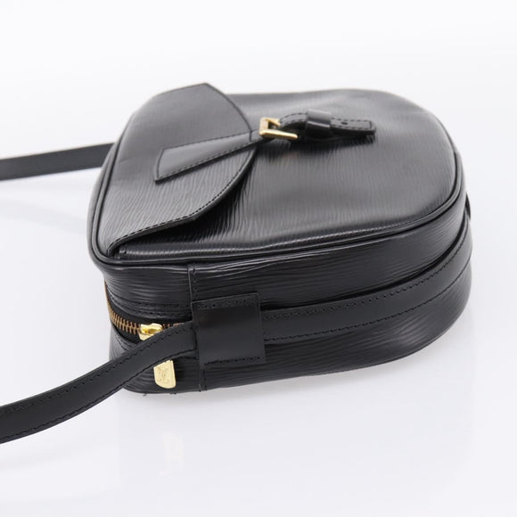 LOUIS VUITTON Epi Jeune Fille MM Shoulder Bag Black M52152 LV Auth 204584A