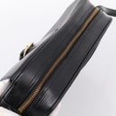 LOUIS VUITTON Epi Jeune Fille MM Shoulder Bag Black M52152 LV Auth 204584A-6