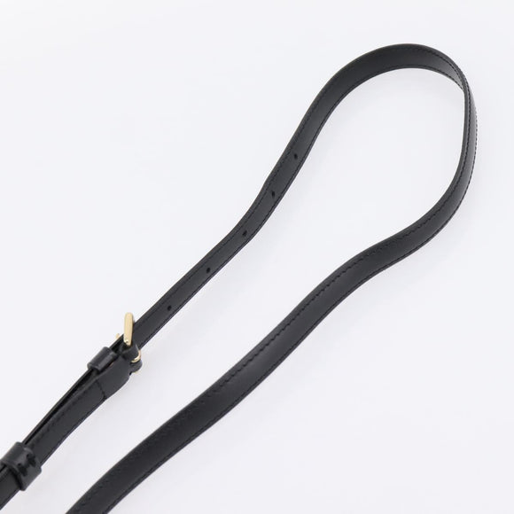 LOUIS VUITTON Epi Jeune Fille MM Shoulder Bag Black M52152 LV Auth 204584A