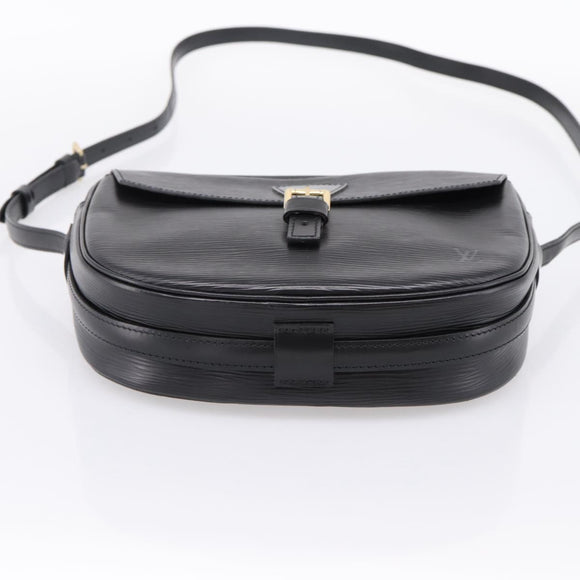 LOUIS VUITTON Epi Jeune Fille MM Shoulder Bag Black M52152 LV Auth 204584A