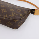 LOUIS VUITTON Monogram Pochette Accessoires Pouch M51980 LV Auth 204585V-14