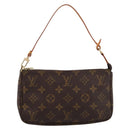 LOUIS VUITTON Monogram Pochette Accessoires Pouch M51980 LV Auth 204585V-13