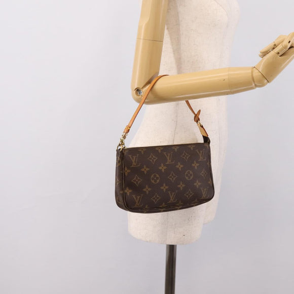 LOUIS VUITTON Monogram Pochette Accessoires Pouch M51980 LV Auth 204585V