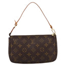 LOUIS VUITTON Monogram Pochette Accessoires Pouch M51980 LV Auth 204585V-2