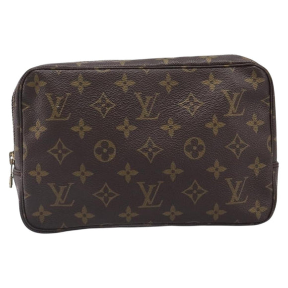 LOUIS VUITTON Monogram Trousse Toilette 23 Clutch Bag M47524 LV Auth 204589A