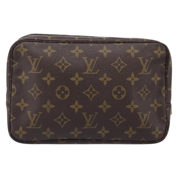 LOUIS VUITTON Monogram Trousse Toilette 23 Clutch Bag M47524 LV Auth 204589A