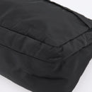 PRADA Shoulder Bag Nylon Black Silver Auth 204590A-15
