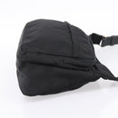 PRADA Shoulder Bag Nylon Black Silver Auth 204590A-4