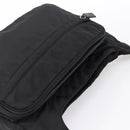 PRADA Shoulder Bag Nylon Black Silver Auth 204590A-6